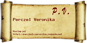 Perczel Veronika névjegykártya