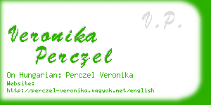 veronika perczel business card